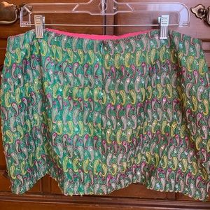 Vintage Beaded Paisley Nanette Lepore Miniskirt